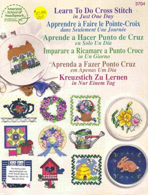 American School of Needlework Learn to do cross stitch 