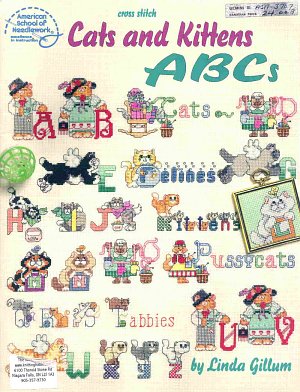 American School of Needlework cats and kittens ABC's