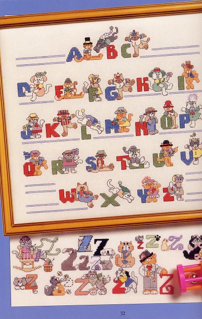 American School of Needlework Cats and Kittens ABC's