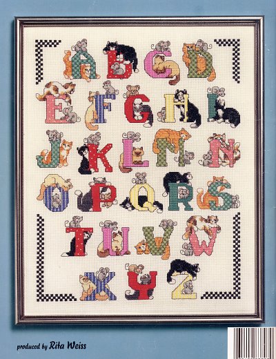 American School of Needlework Cats and Kittens ABC's