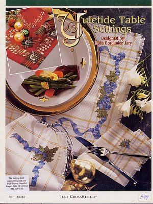 Just Cross Stitch Yuletide Table Settings