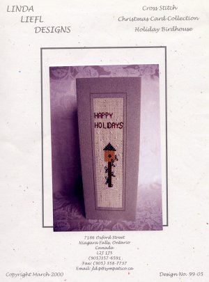 Linda Liefl Designs Holiday Birdhouse