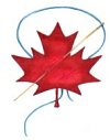 leaf logo for Needlework Designers of Canada