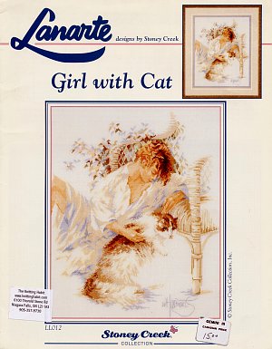 Stoney Creek Collection Lanarte Girl with Cat