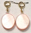 mother-of-pearl pink oval stitch markers